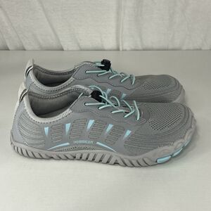 Hobibear Wide Minimalist Barefoot Trail Runner Shoes EU 37 6.5 US Women Gray